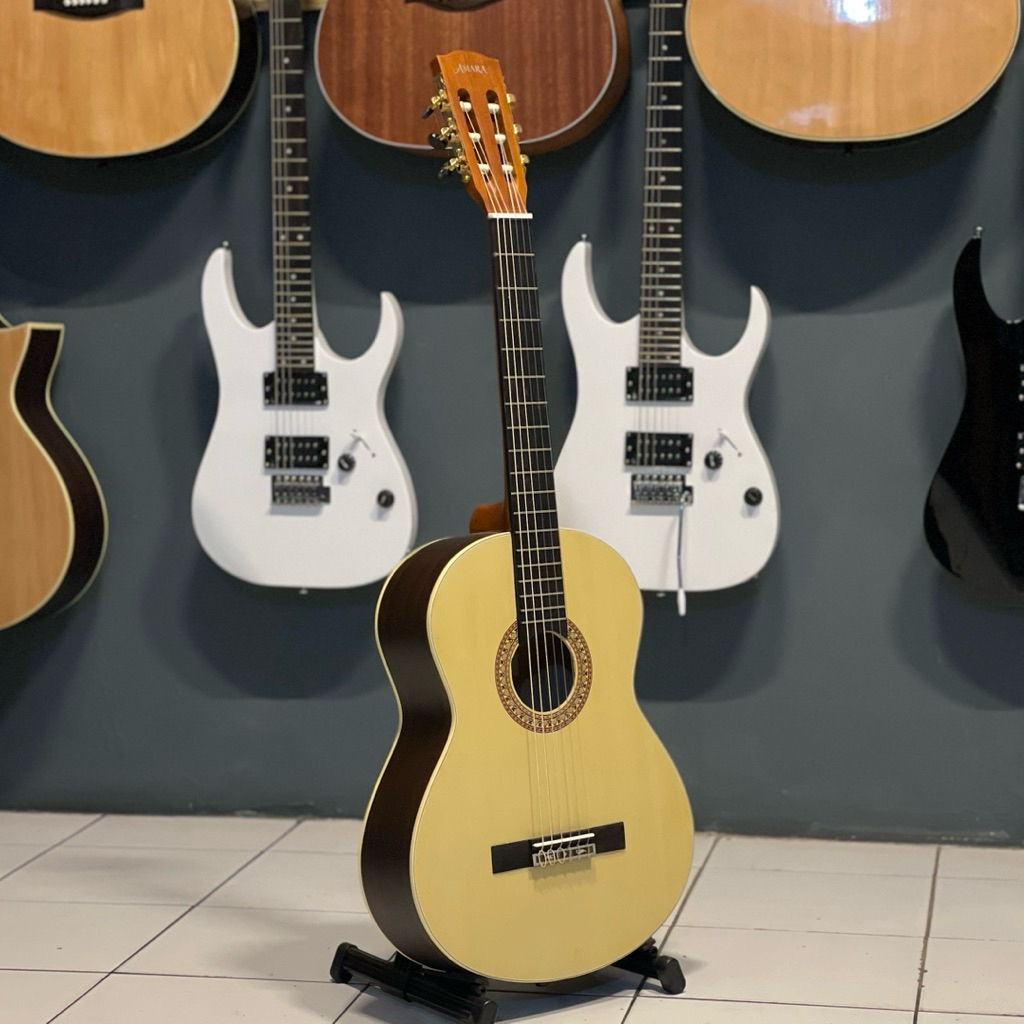 Gitar Klasik Nilon Amara | Gitar  Akustik klasik nilon | Gitar akustik elektrik klasik nilon amara o