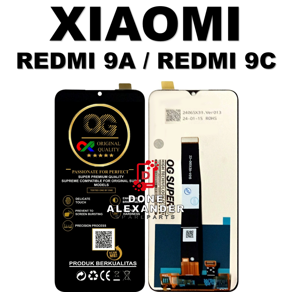 LCD TOUCHSCREEN XIAOMI REDMI 9A  / REDMI 9C COMPLETE ORIGINAL 100% FULLSET