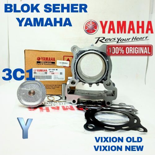 BLOK SEHER KODE 3C1 ASLI 100% YAMAHA VIXION OLD, VIXION NEW ORIGINAL YAMAHA.