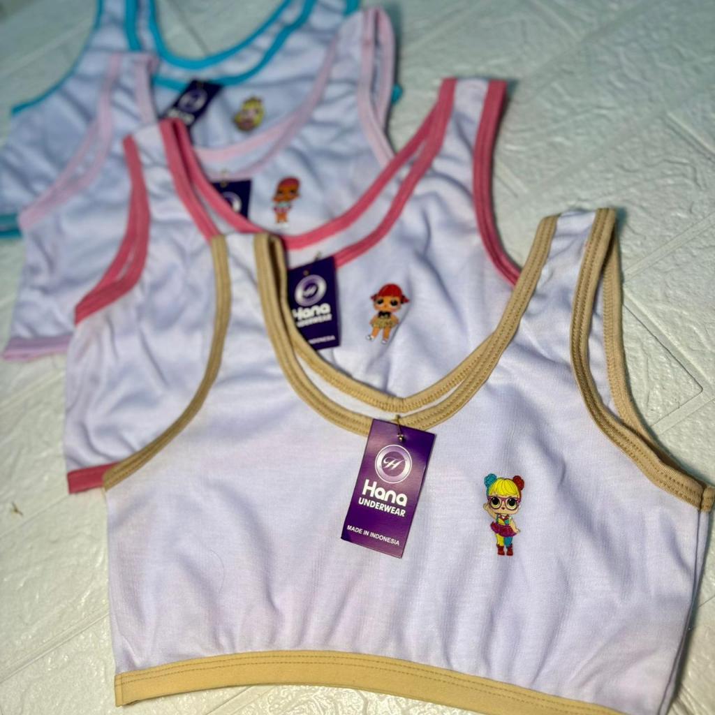 6pcs Bra Miniset Kemben Anak Remaja ukuran 5-9 Tahun SD-SMP Promo Murah Grosir