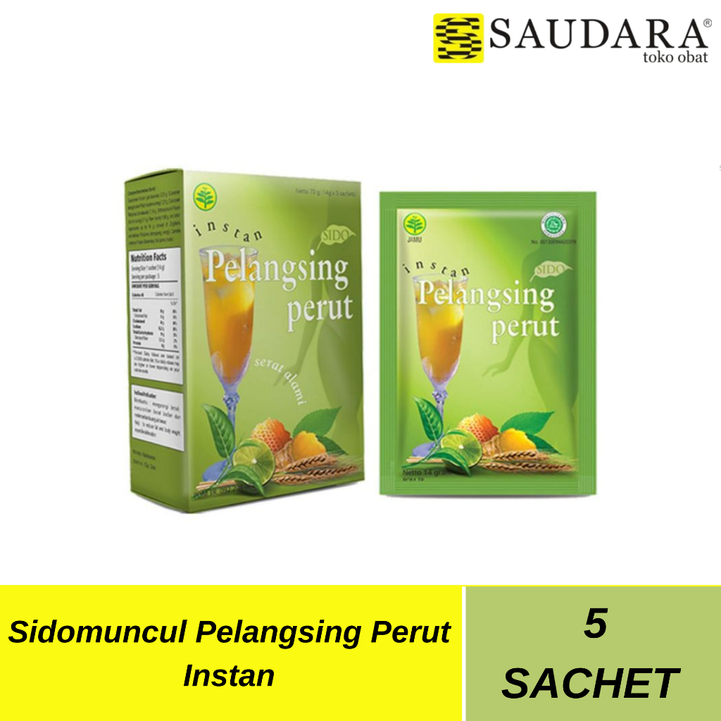 Sidomuncul Pelangsing Perut Instan 5's