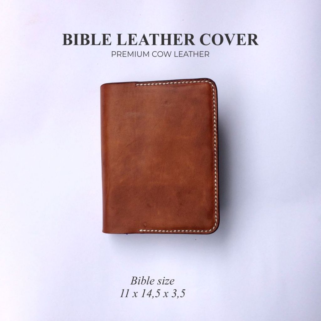 ALKITAB/ALQURAN KECIL DENGAN COVER KULIT SAPI ASLI