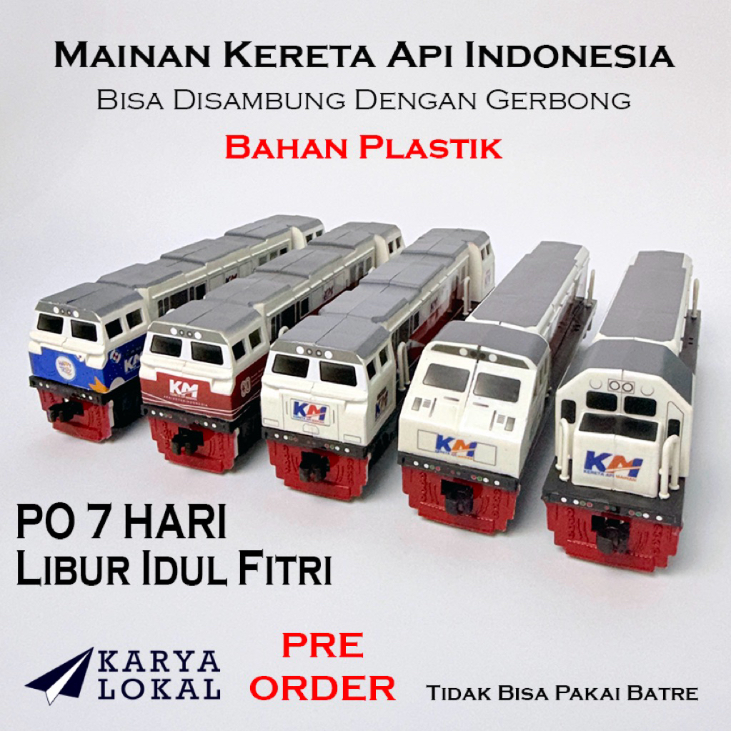 Mainan Kereta Api Indonesia