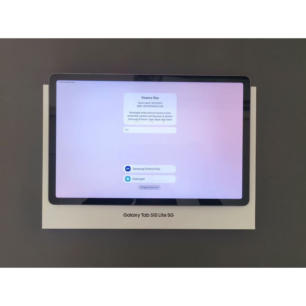 Samsung Galaxy Tab S10 Lite 5G 6/128 X406B - Lock Finance, Ex Garansi Resmi