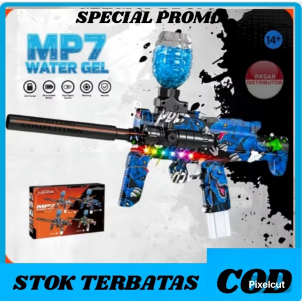 Mainan Anak Luar Ruangan Water Gell Eletrick ABS SNI/MAINAN PISTOL PISTOLAN TEMBAK TEMBAKAN  ANAK LA