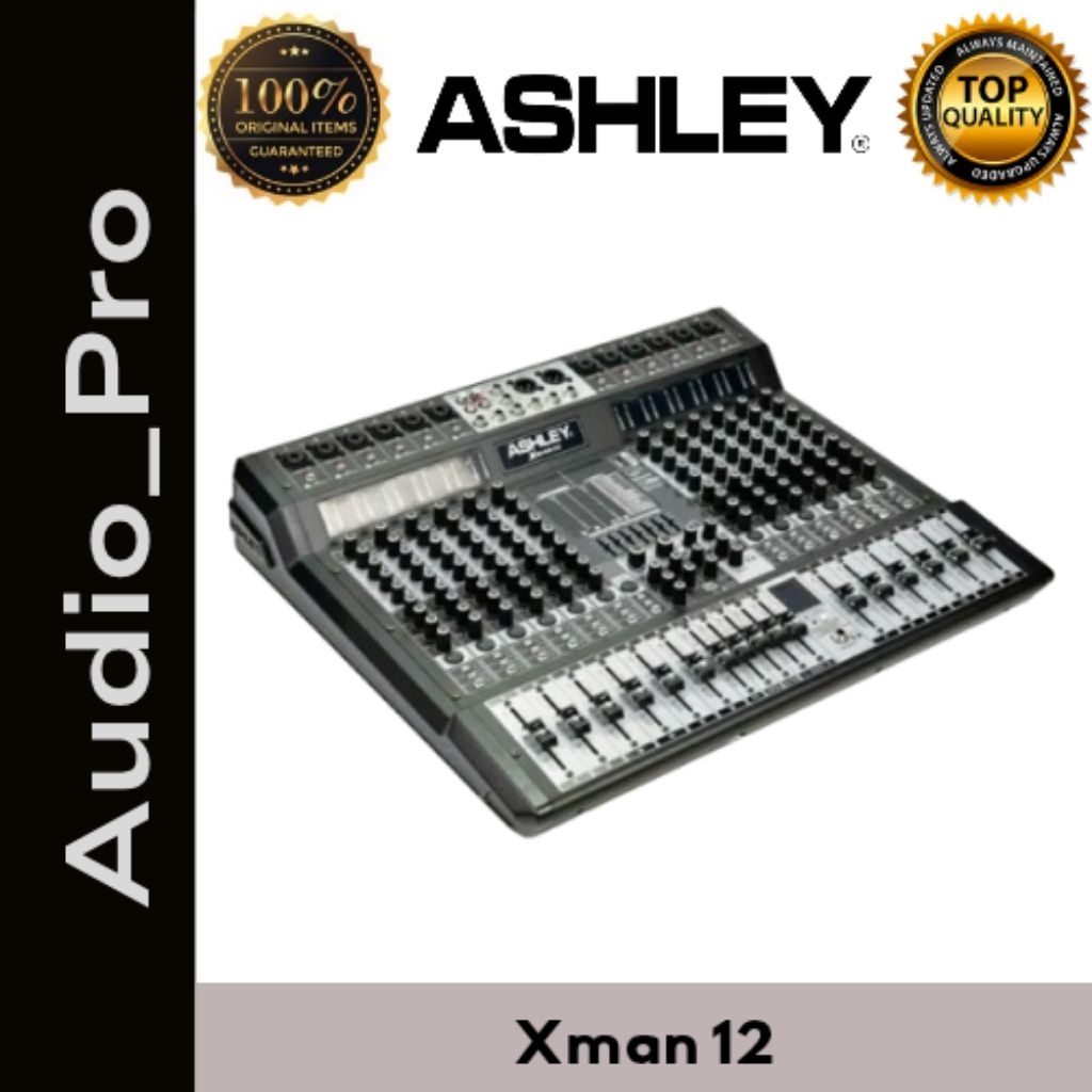 Mixer Ashley XMAN 12 Original 12 Chanel Mixer Bluetooth