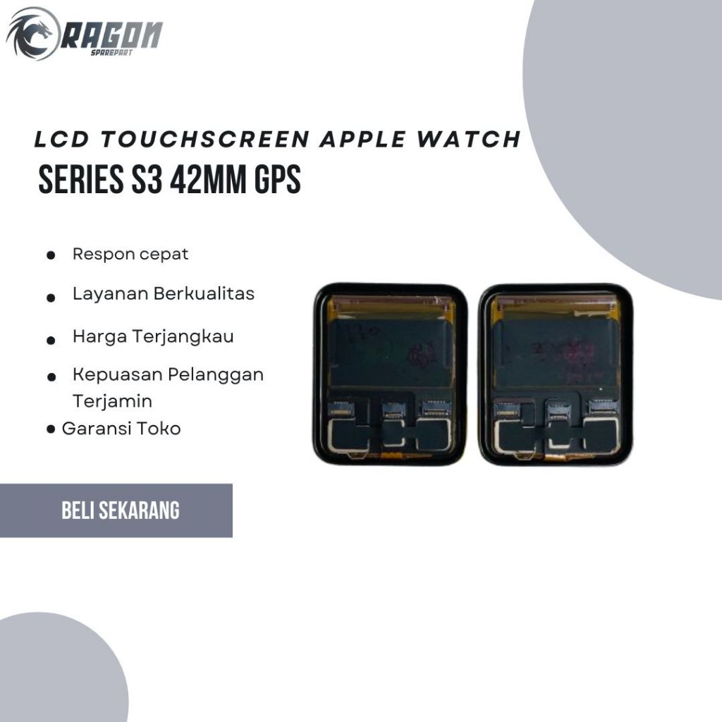 LCD TOUCHSCREEN APPLE WATCH SERIES S3 42MM ORI COPOTAN