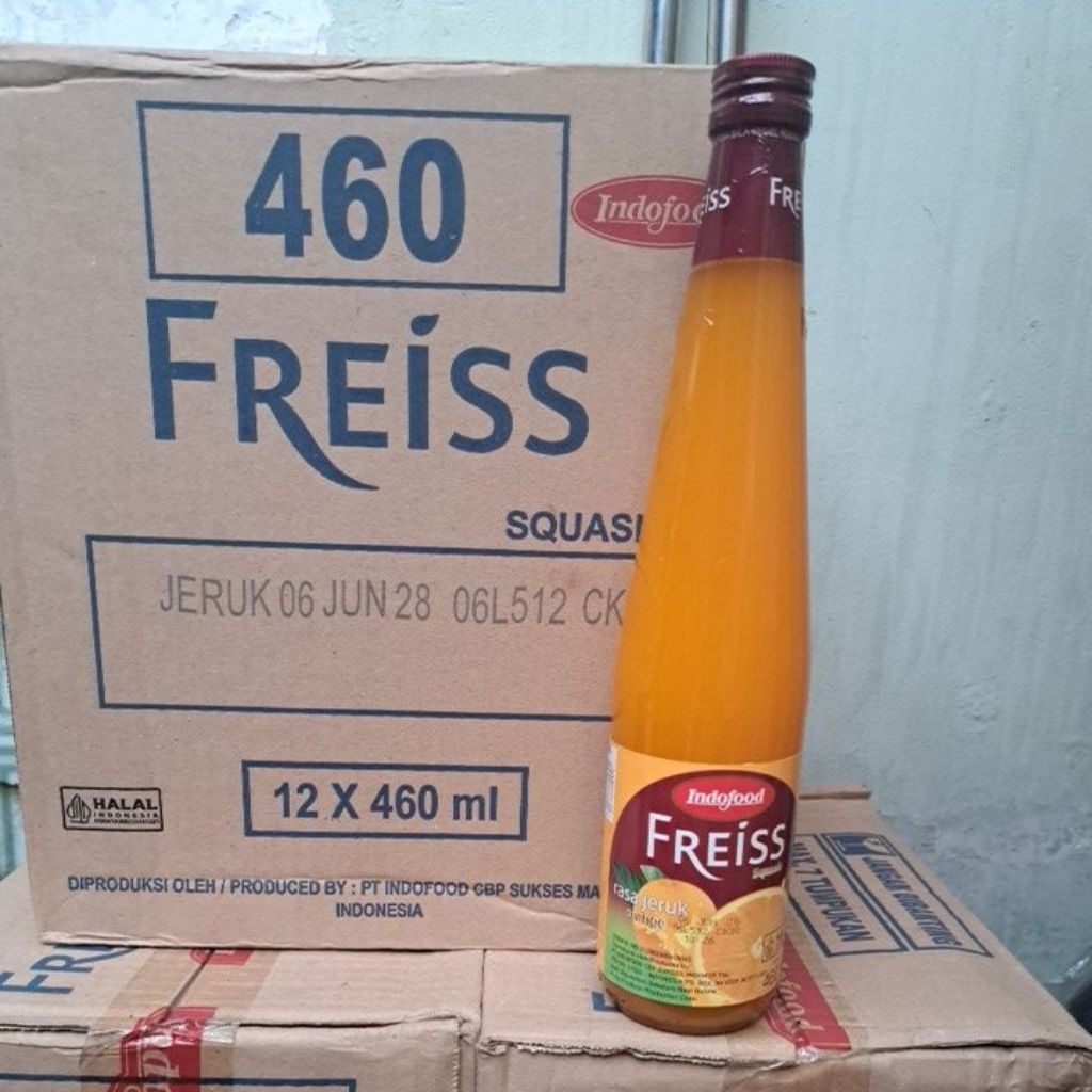 indofood Freiss jeruk orange 460ml