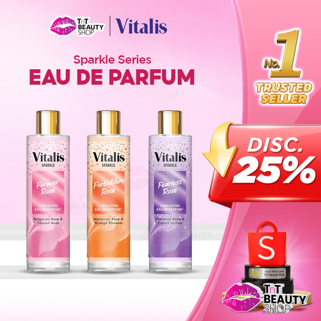 Vitalis Eau De Parfum Sparkle Rose 100ml | TnT Beauty Shop