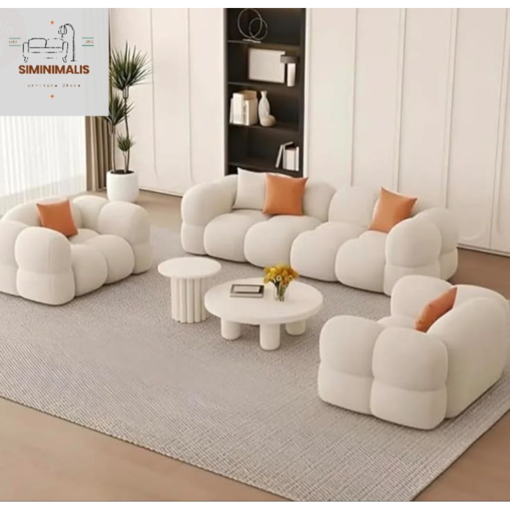 Sofa Ruang Tamu Bubble Fullset 211 Full Busa Premium
