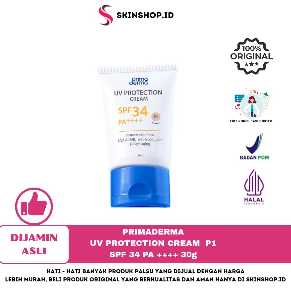Primaderma Uv Protection Cream Spf 34 Pa++ 30gr