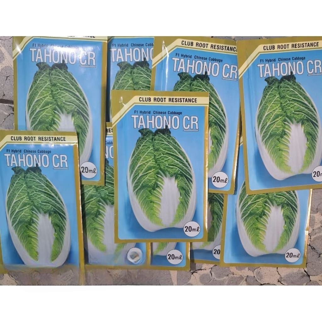 10 Bungkus Benih Sawi Putih TAHONO CR isi 20 ml