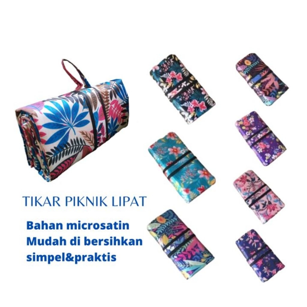 Tikar Lipat Piknik Microsatin Anti Air
