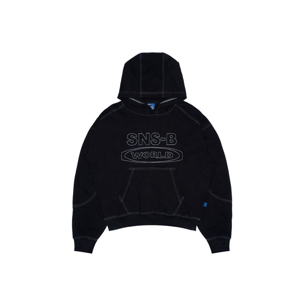 SNSB WORLD - MIDNIGHT BLACK HOODIE