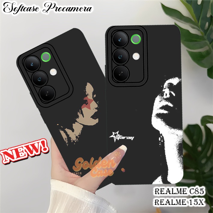 [GCS789] Case Compatible for Realme C85 4G/5G - 15X Softcase Procamera Silicon Lentur Fashion Case K