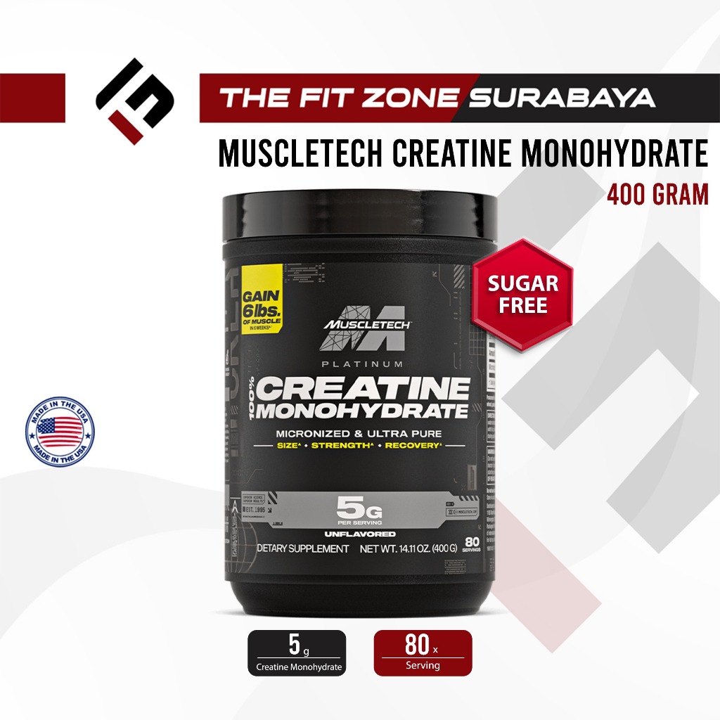 Muscletech Platinum creatine 400 gram Creatine Monohydrate Powder