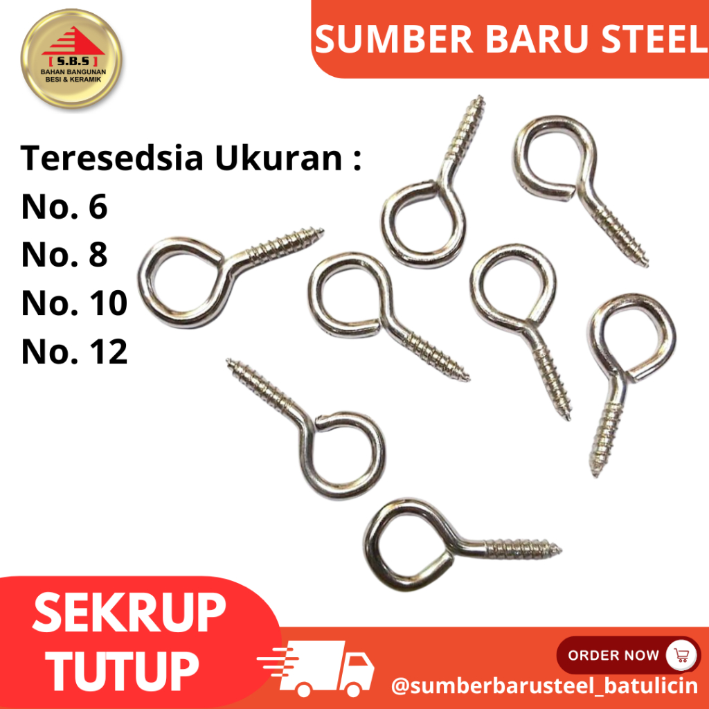 SEKRUP TUTUP/ Gantungan Pigura