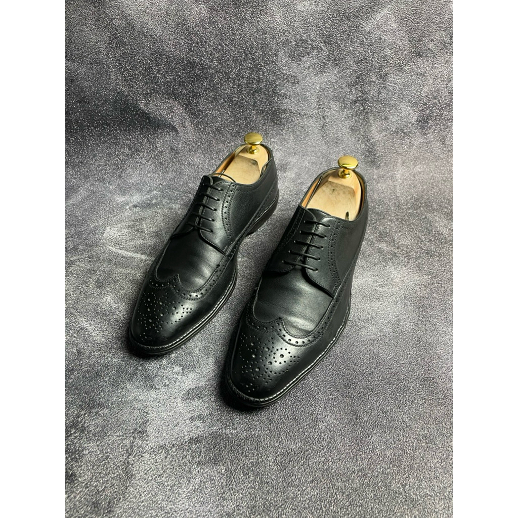 sepatu pria a.testoni brogues wingtip oxford