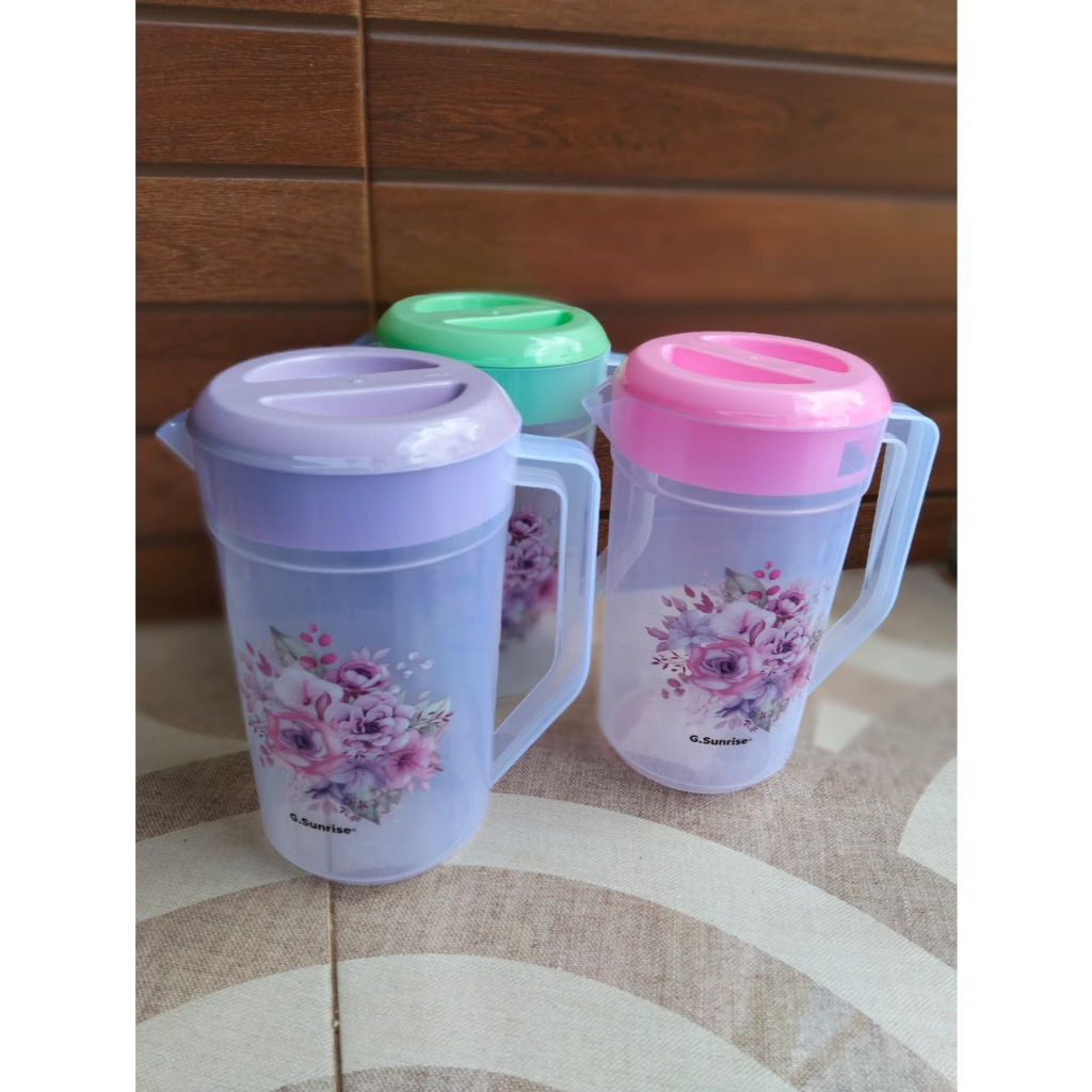 Teko Plastik Sunrise 2,1 Liter Teko Eskan Teko Air Plastik Teko Es Teko Teh Kopi