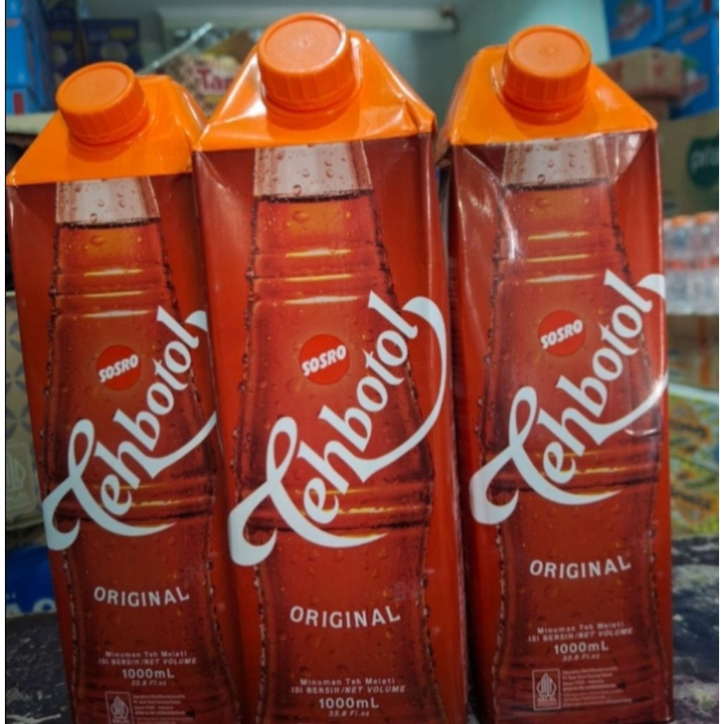 Sosro kotak 1000ml (PCS)  / Sosro liter / Sosro 1L / minuman teh / tea