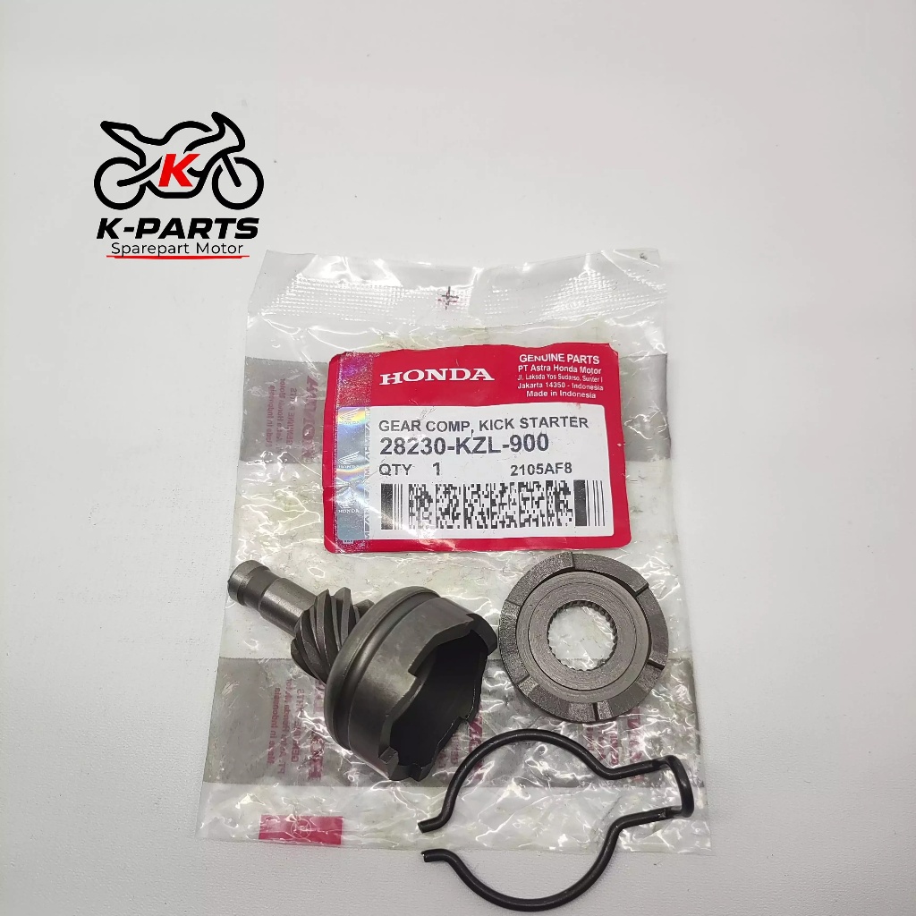 Gigi Pinion Engkol Gear Gir Kick Stater KZL Motor Beat FI Scoopy FI Spacy FI