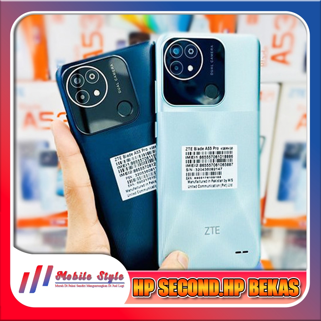 ZTE Blade A53 Pro Ram 4 Rom 64GB Second Mobile Style Store