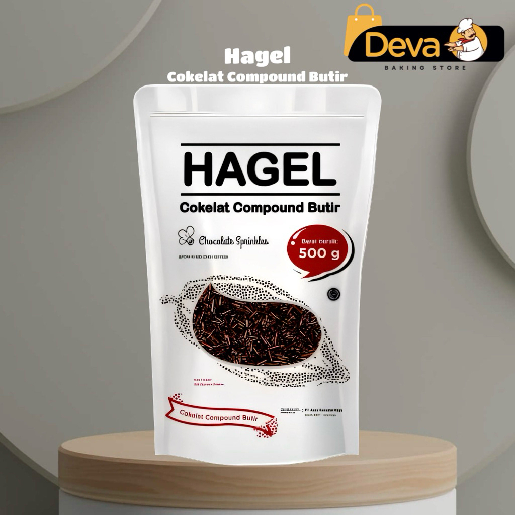 Hagel Coklat Compound Butir - Hagel Meses Coklat 500gr