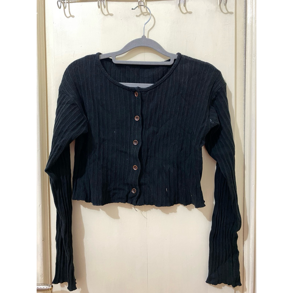preloved crop cardigan