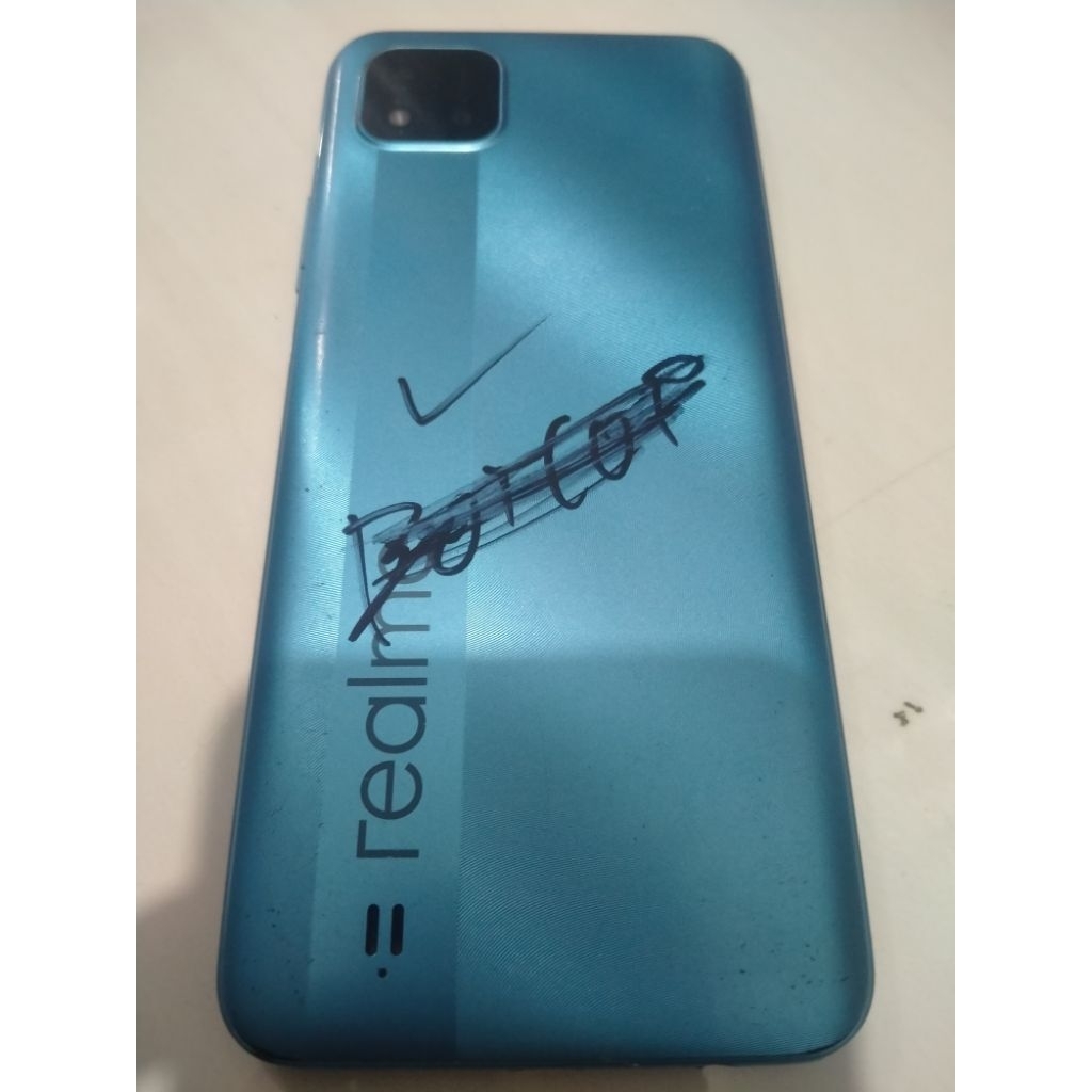 Lcd Tc Retak Parah Hp Realme C11 2021 Cabutan
