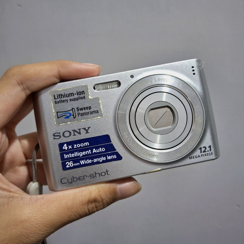 Digicam | Digital Camera | Kamera Pocket | Sony Cyber-shot W510 color silver metalic | second