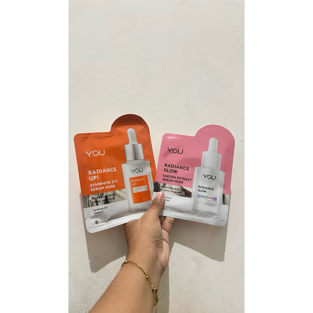 Sheetmask YOU radiance up dan YOU radiance glow