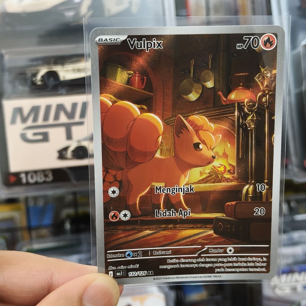 Pokemon Vulpix AR 132/126 - Kartu Pokemon Indonesia