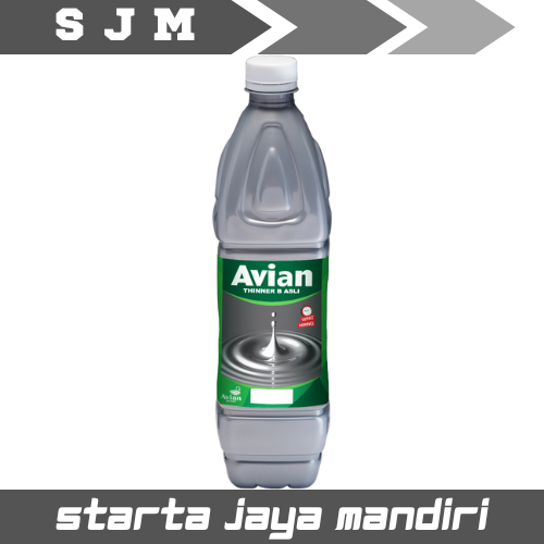 Thinner Avian B Asli 1 Liter Thiner Pengencer Cat Minyak