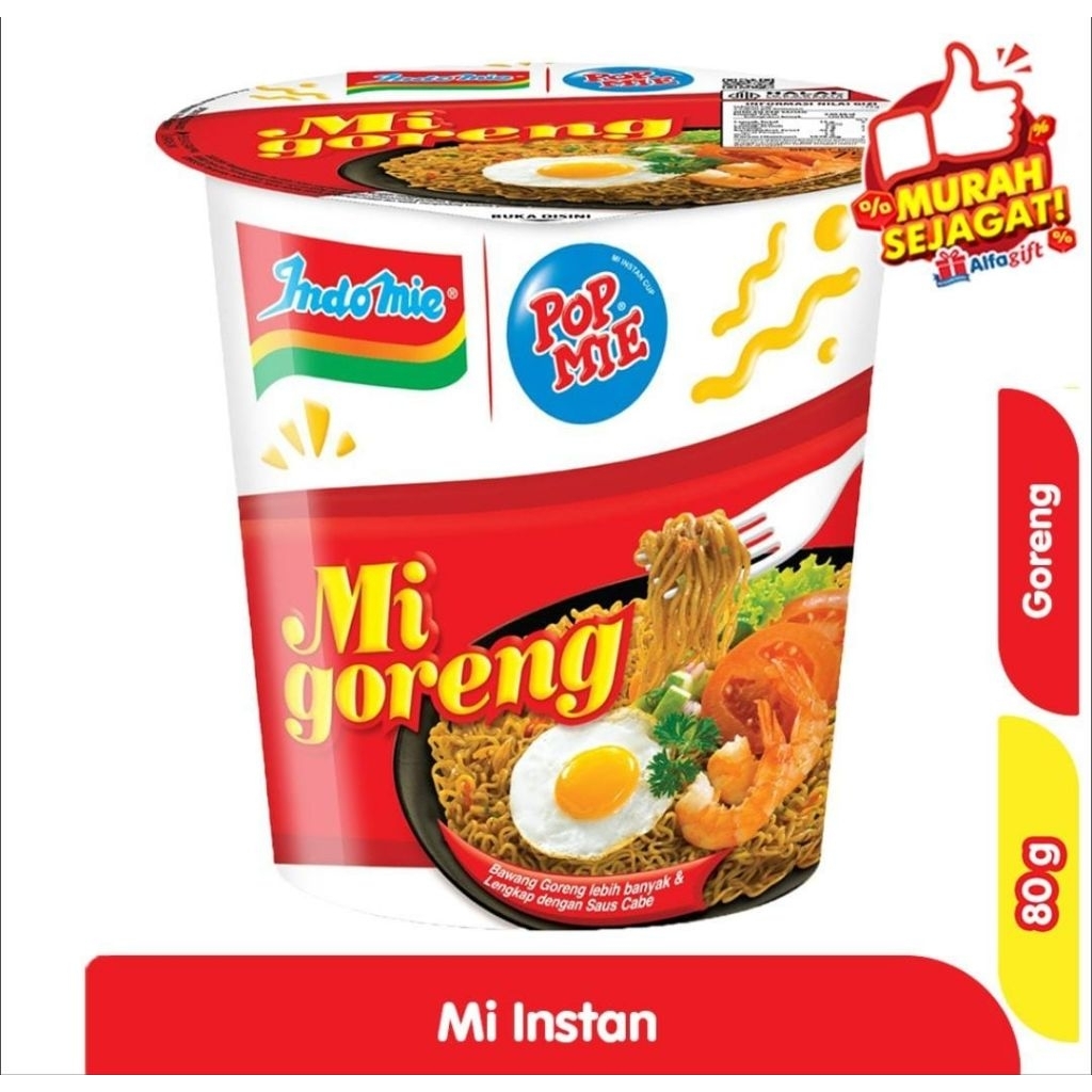 Pop Mie Mini Snek mie goreng x 3pc