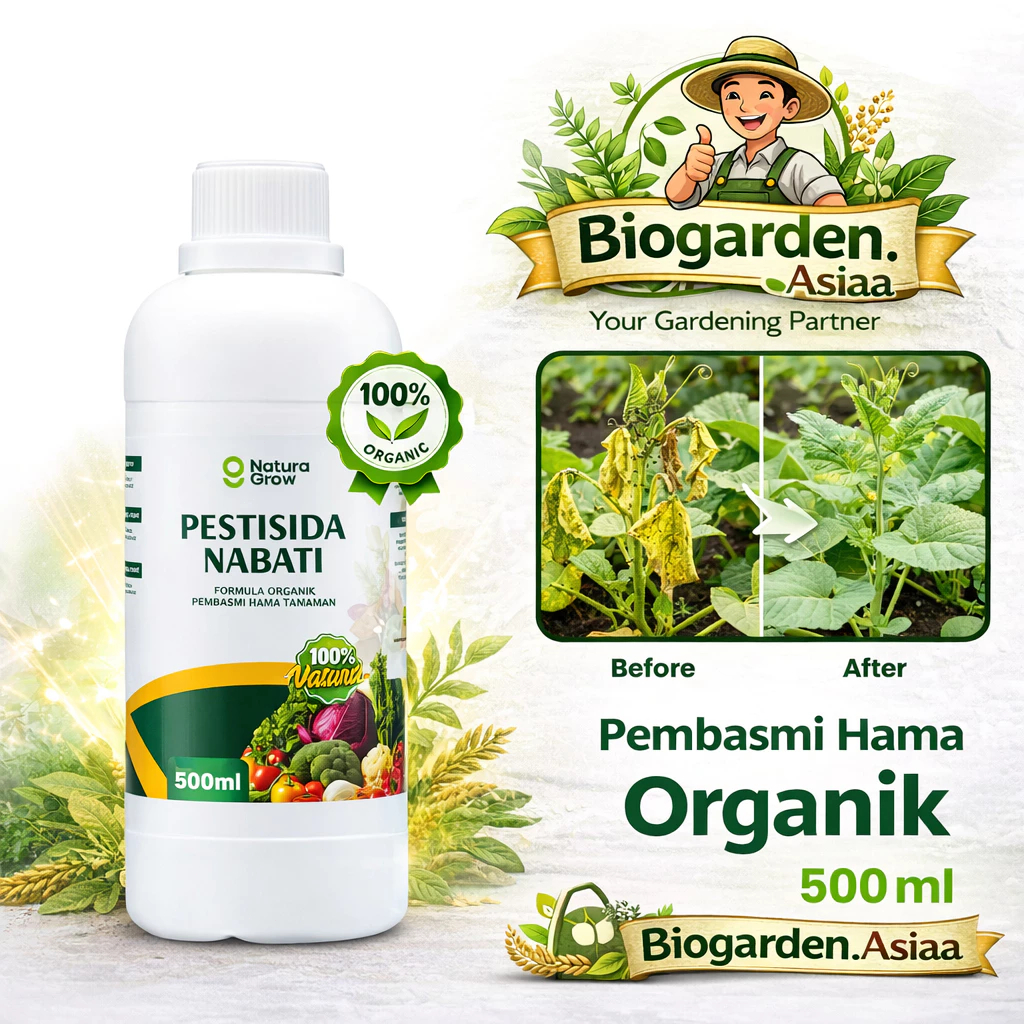 Pestisida Nabati Tanaman Cabe Naturagrow 500ml – Mengendalikan Hama Cabe dan Ulat Daun untuk Tanaman