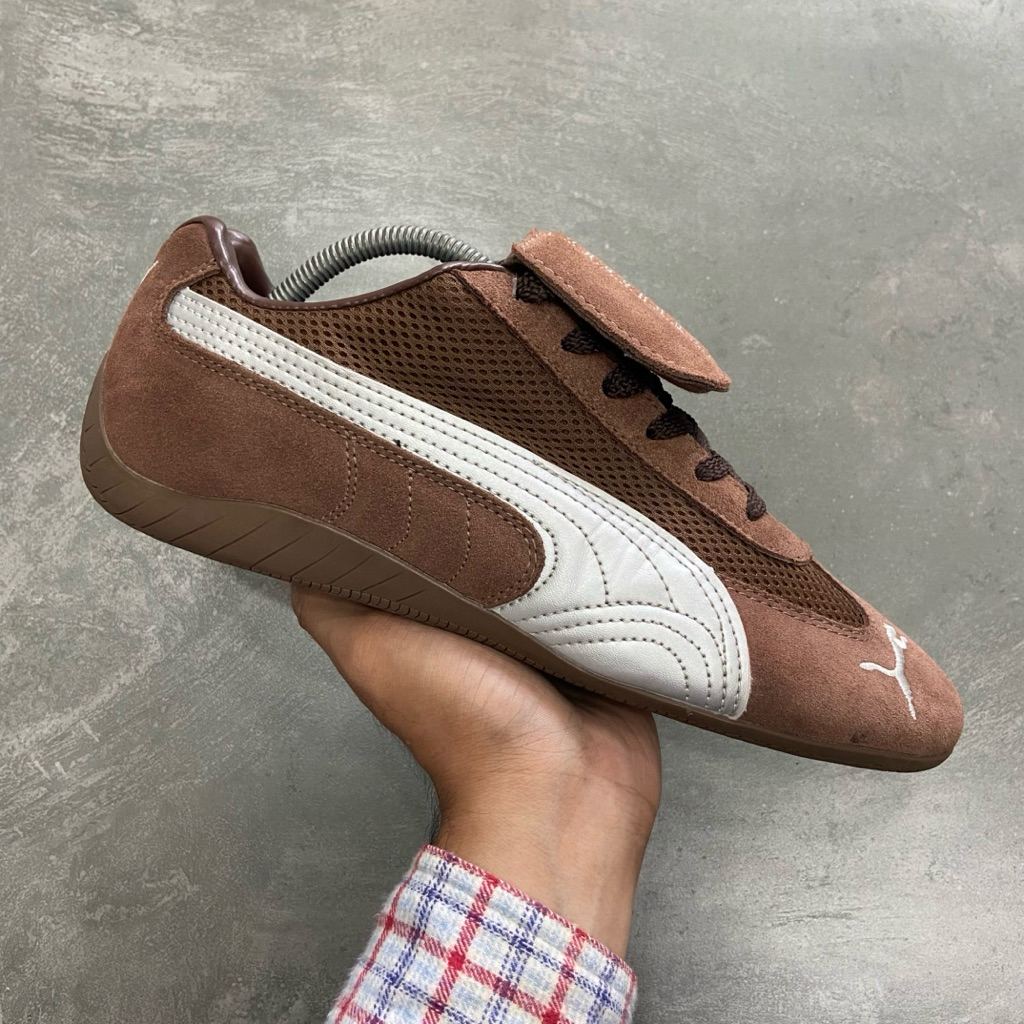 [Size 43] Open YY x Puma Speedcat Brown Matte White Suede Second Original Kondisi Mulus Nominus. Har