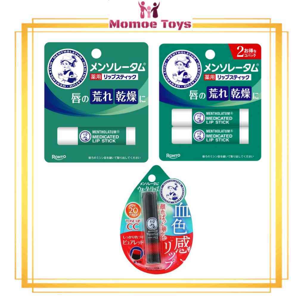 Rohto Mentholatum Lip Balm Original Japan - Rohto Mentholatum Water Lip Tone Up CC (lipbalm jepang)