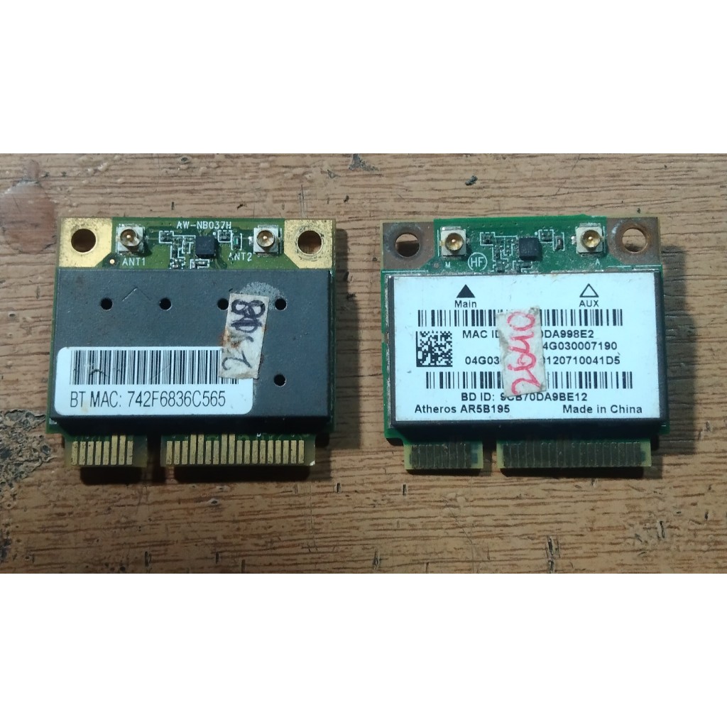 wifi wireless dan bloetooth atheros AR5B195