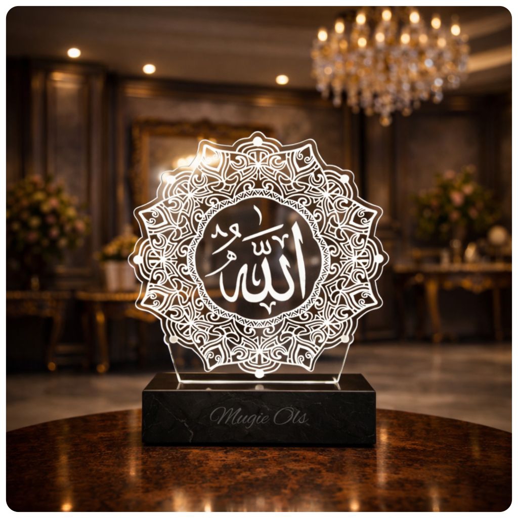 Lampu Hias Kaligrafi lafadz Allah