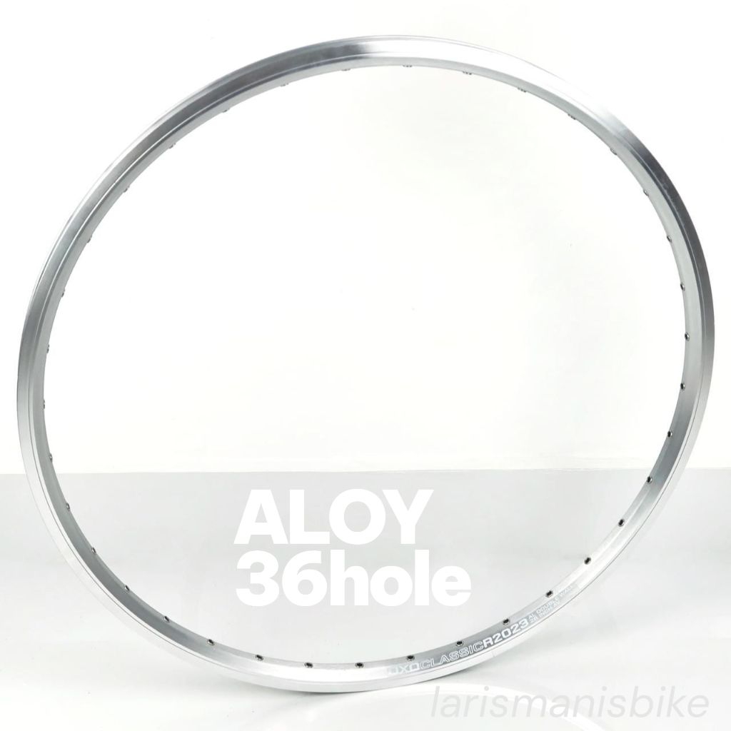 RIMS OXO CLASSIC 26 R2023 36H DOUBLE WALL ALLOY SILVER velg 26 commuter silver clasic