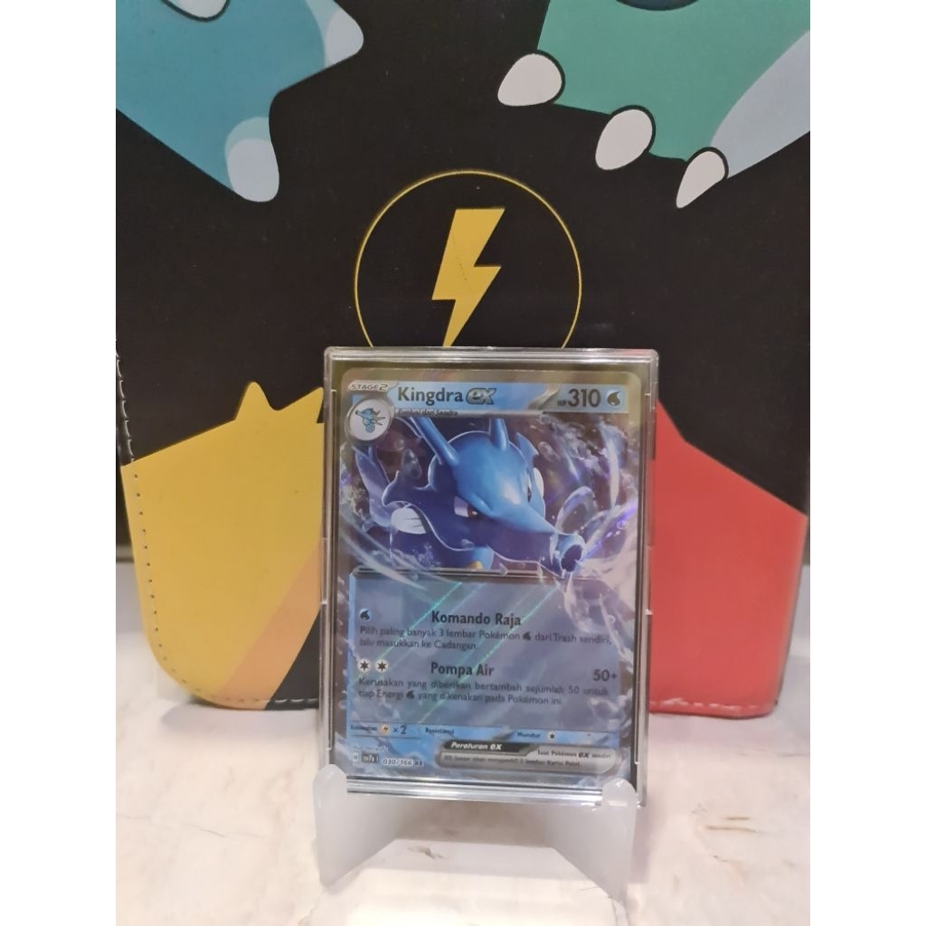 kingdra ex tcg Indonesia rr + Toploader
