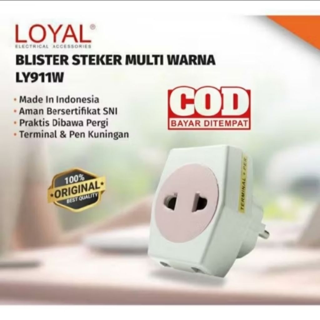LOYAL Steker T Multi Serbaguna T Terminal Listrik