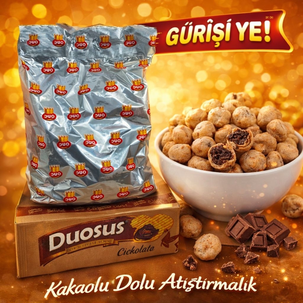 DUOSUS Duo Soes Kue Kering Coklat 1kg REPACK