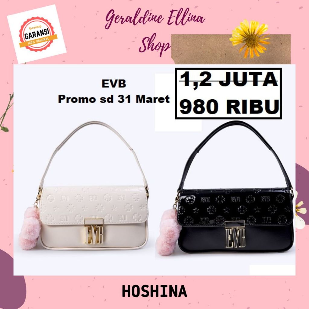 Tas selempang shoulder bag EVB original sale seri HOSHINA