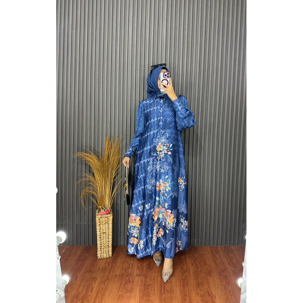 JKTKHALIQA126 DRESS SILK+ HIJAB