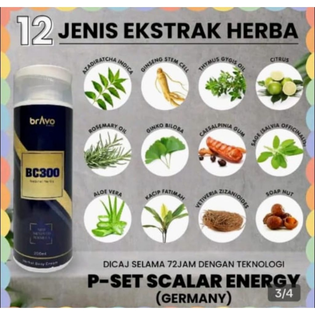 BRAVO BC300 CREAM OLES SEMBUHKAN SAKIT STROKE, TUMOR