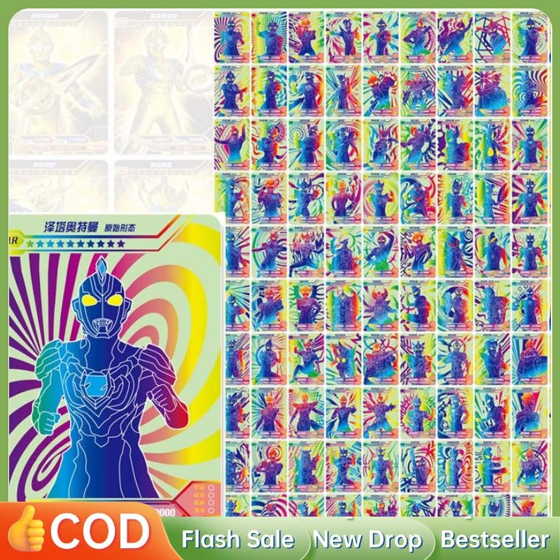 Isi100/1set Ultraman Card Kartu Ultraman Asli Kartu Mainan Ultraman Ultraman Kartu