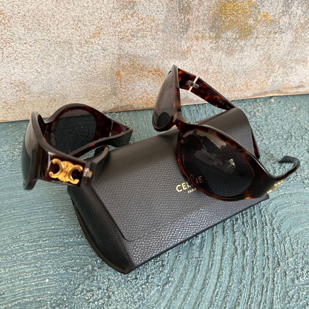 Celine 11 Sunglasses Havana Brown