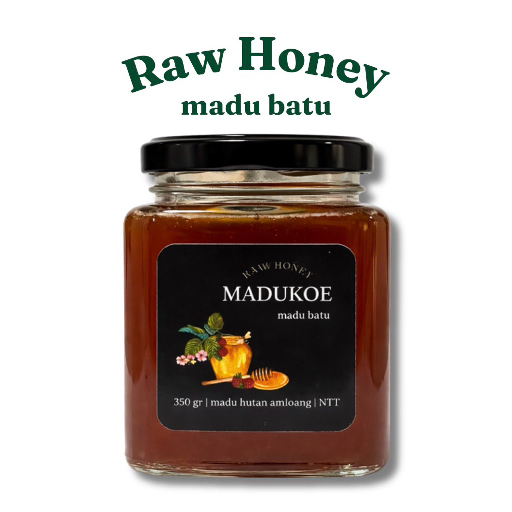 Madu Liar Hutan Amfoang NTT 350gr - Madu Batu MADUKOE