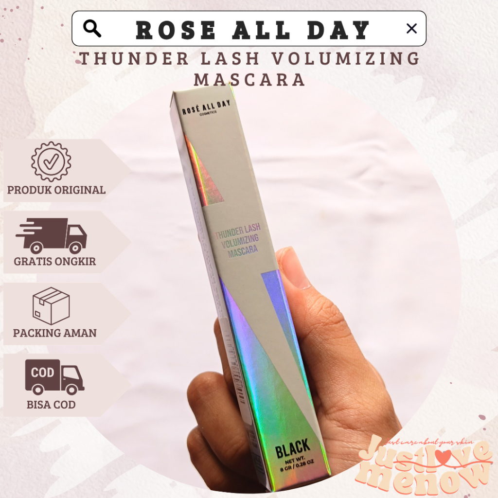 [NEW] ROSE ALL DAY THUNDER LASH MASCARA VOLUMIZING MASCARA - Maskara rad